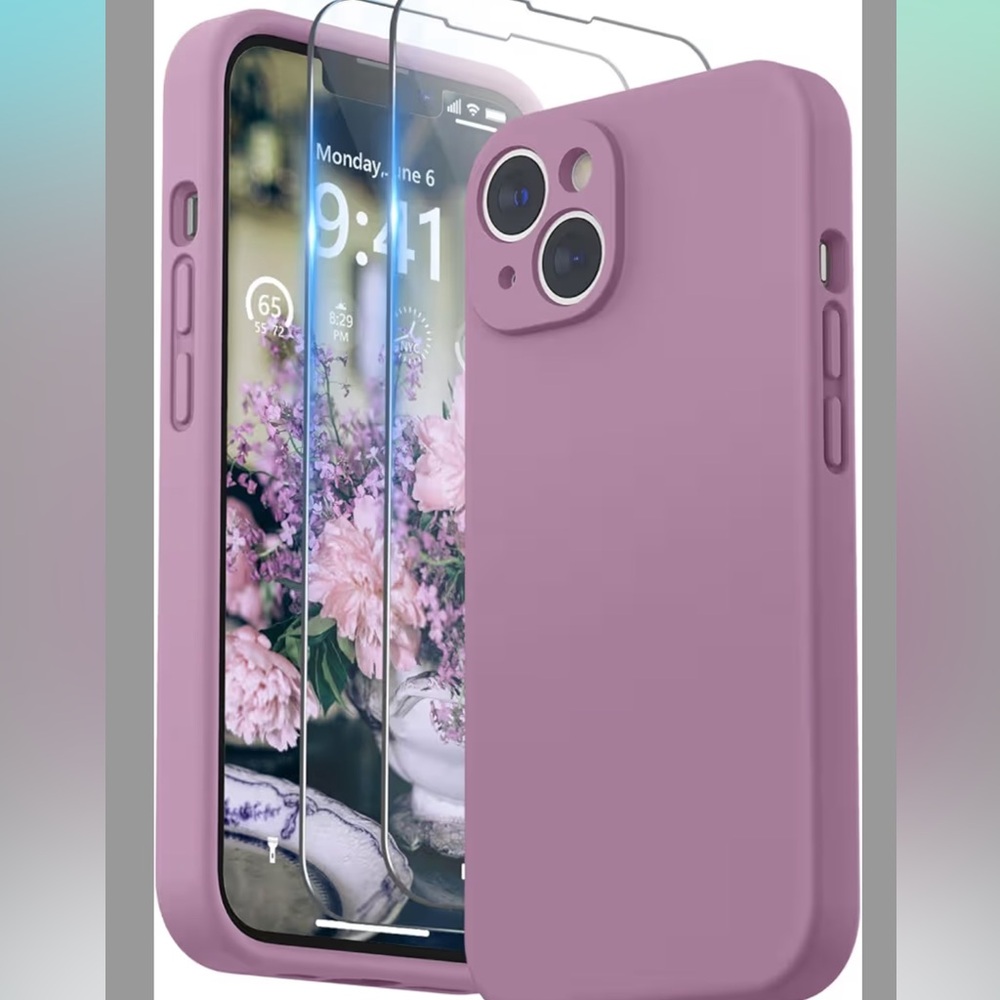 Lilac Purple IPhone 14 case in perfect condition